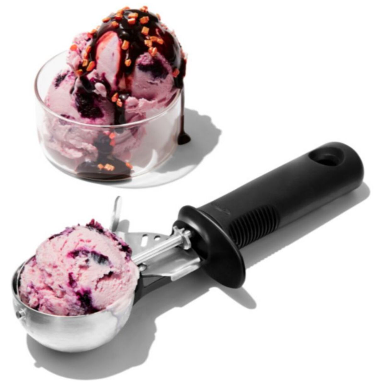 Cuillère à glace OXO à gachette
