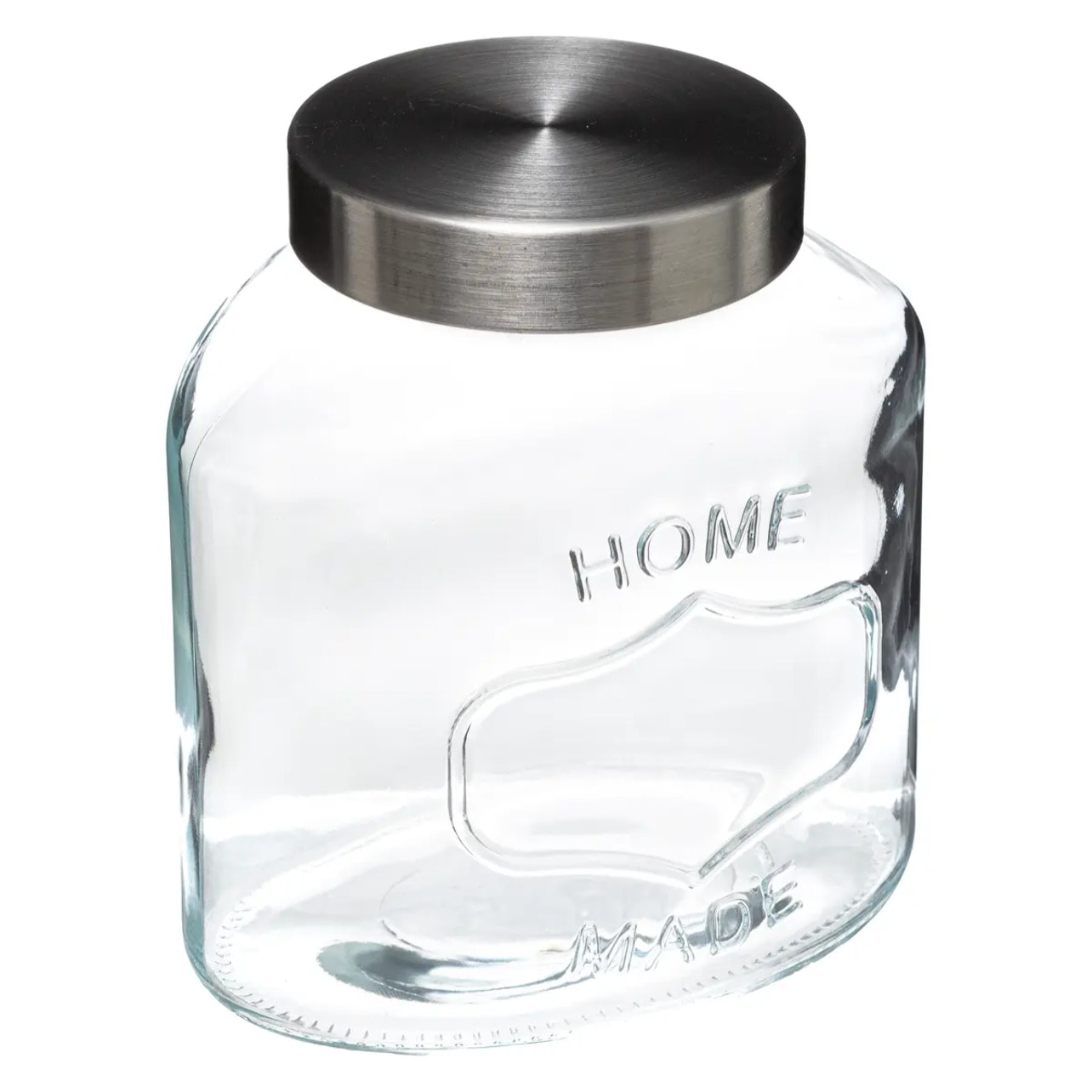 Bocal verre couvercle inox 25L