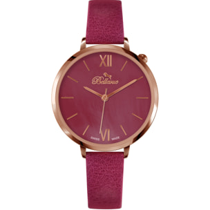 Reloj Bellevue B.50 Mujer Analogico Cuarzo con Correa de Piel sintetica