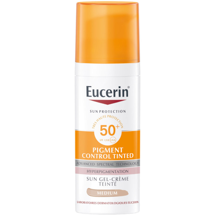 Sun Protection SPF50+ - Gel Crème Teinté - Medium 50 ml