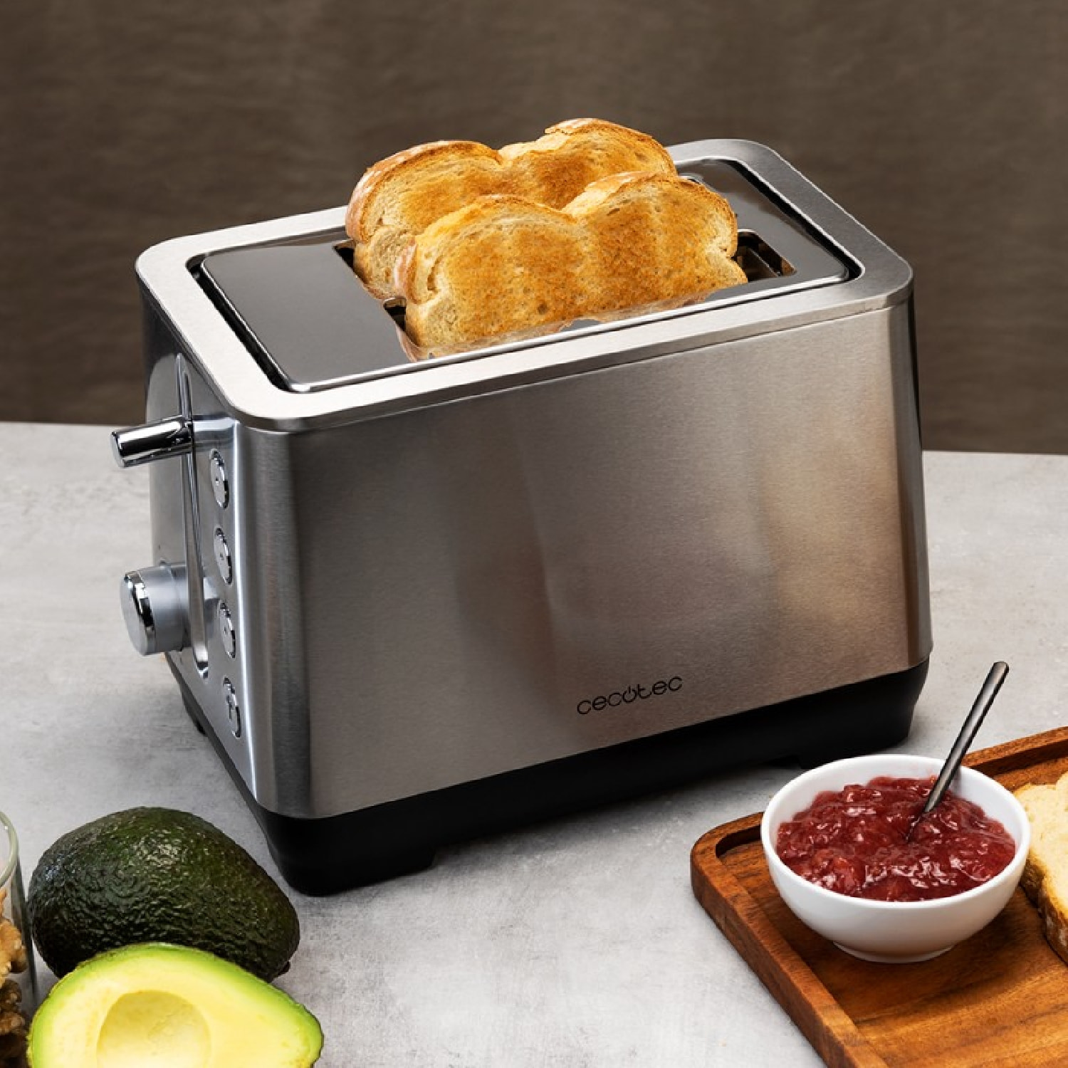 Cecotec Grille-pain vertical BigToast Double