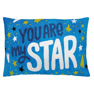 Funda de Cojín Estampado - Con Cremallera - Sin relleno - 100% Algodón - Stars Reach