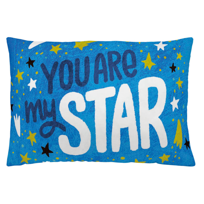 Funda de Cojín Estampado - Con Cremallera - Sin relleno - 100% Algodón - Stars Reach