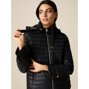 Oltre - Piumino lightweight con cappuccio - Nero