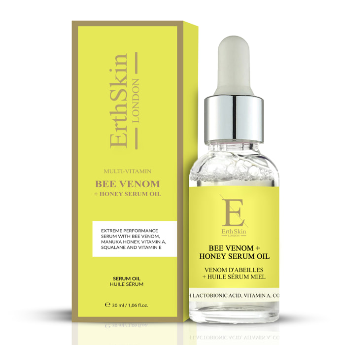Aceite de suero de veneno de abeja + miel de Manuka