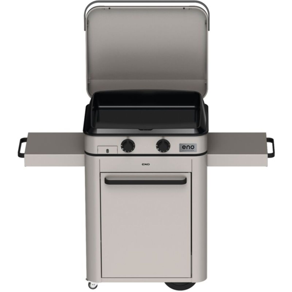 Plancha gaz ENO Enosign 65 chariot + Plancha inox