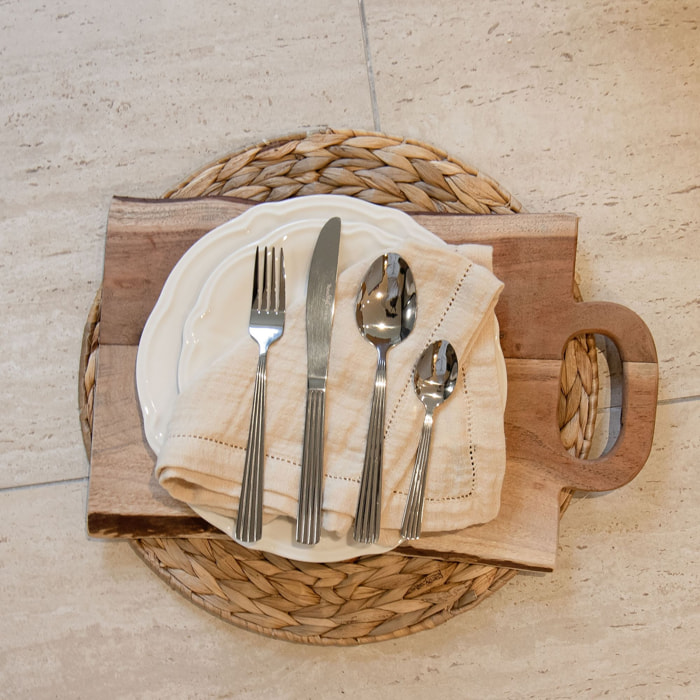 Ménagère 16 pièces en acier inoxydable LOUISE