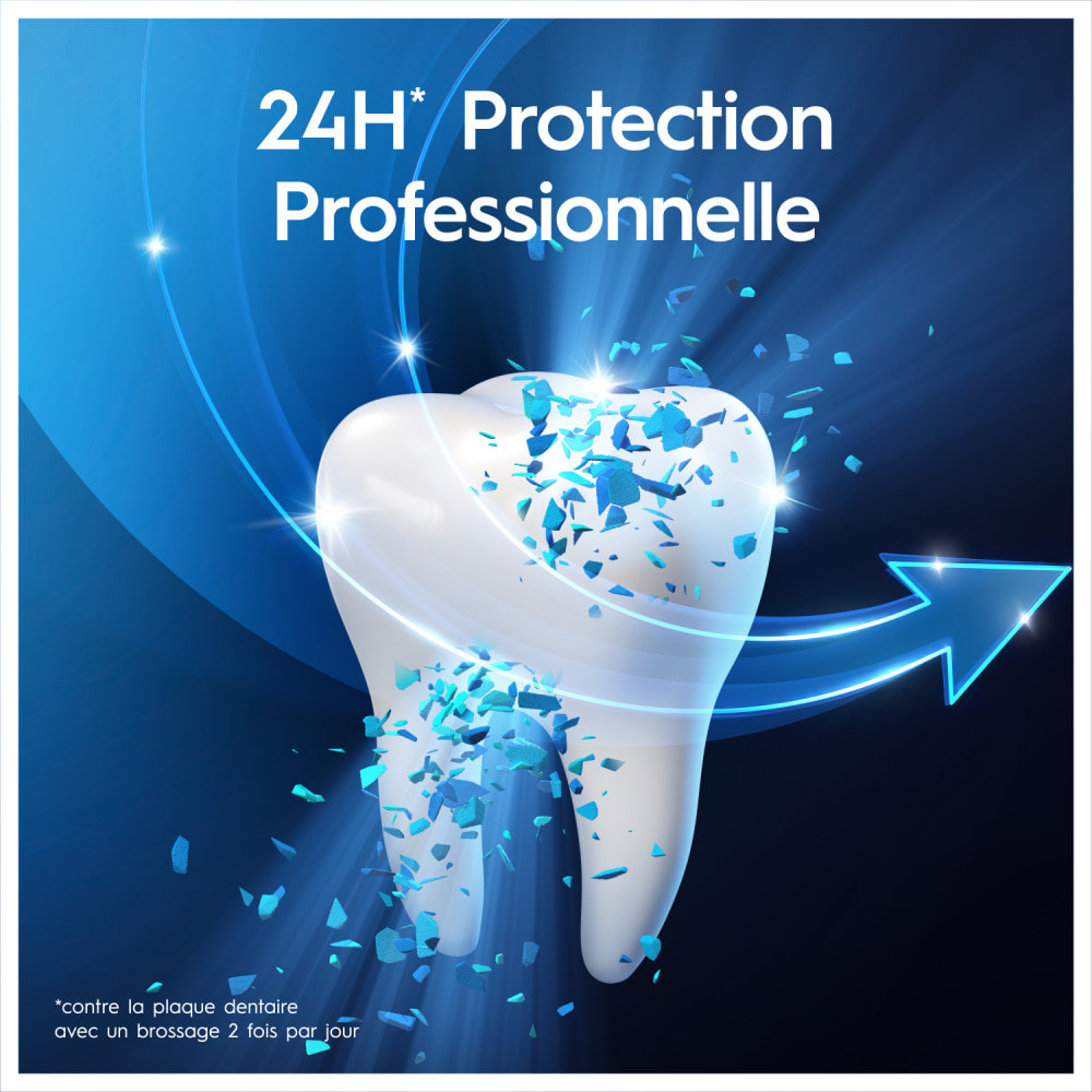 4 Dentifrices Protection Menthe Extra Fraiche 75ml, Oral B Pro Expert