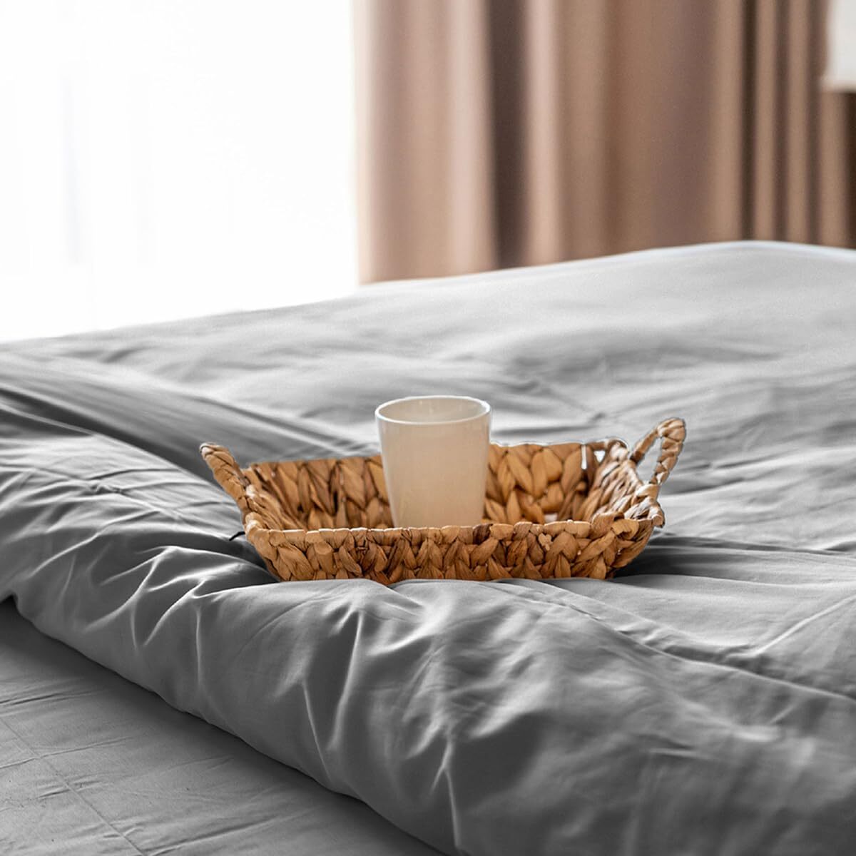 Intrecci Home Lenzuolo con Angoli, Lenzuolo Sotto in Raso di Puro Cotone Satin,Made in Italy, Morbidezza Suprema, Elegante e Confortevole, Tinta Unita