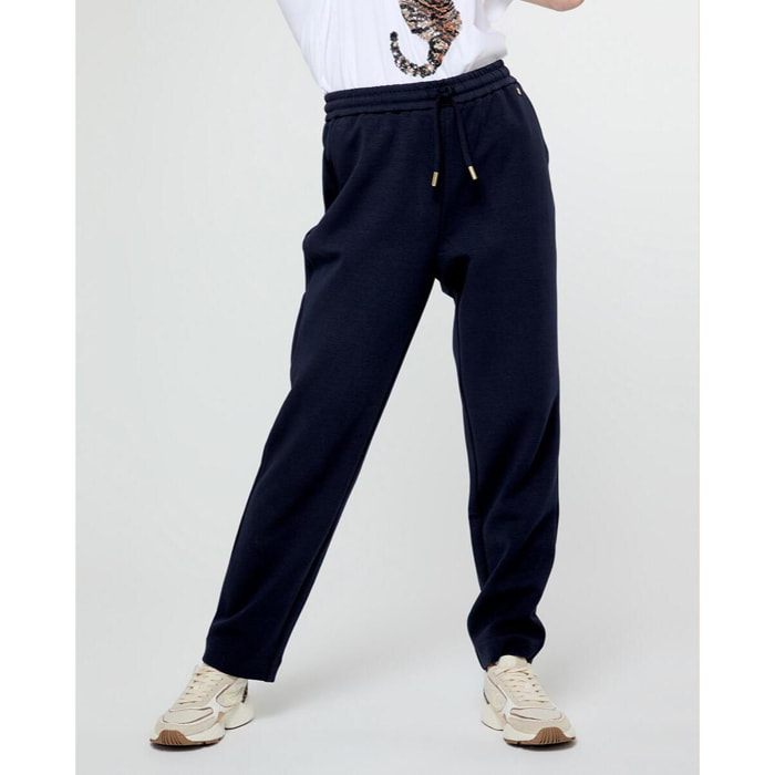 Pantaloni jogger elastici con cintura