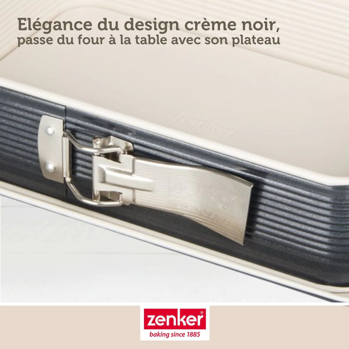 Moule à manqué à charnière Zenker Crème noir 27 cm