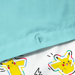 Parure de lit imprimée 100% coton, POKEMON ANIMATION