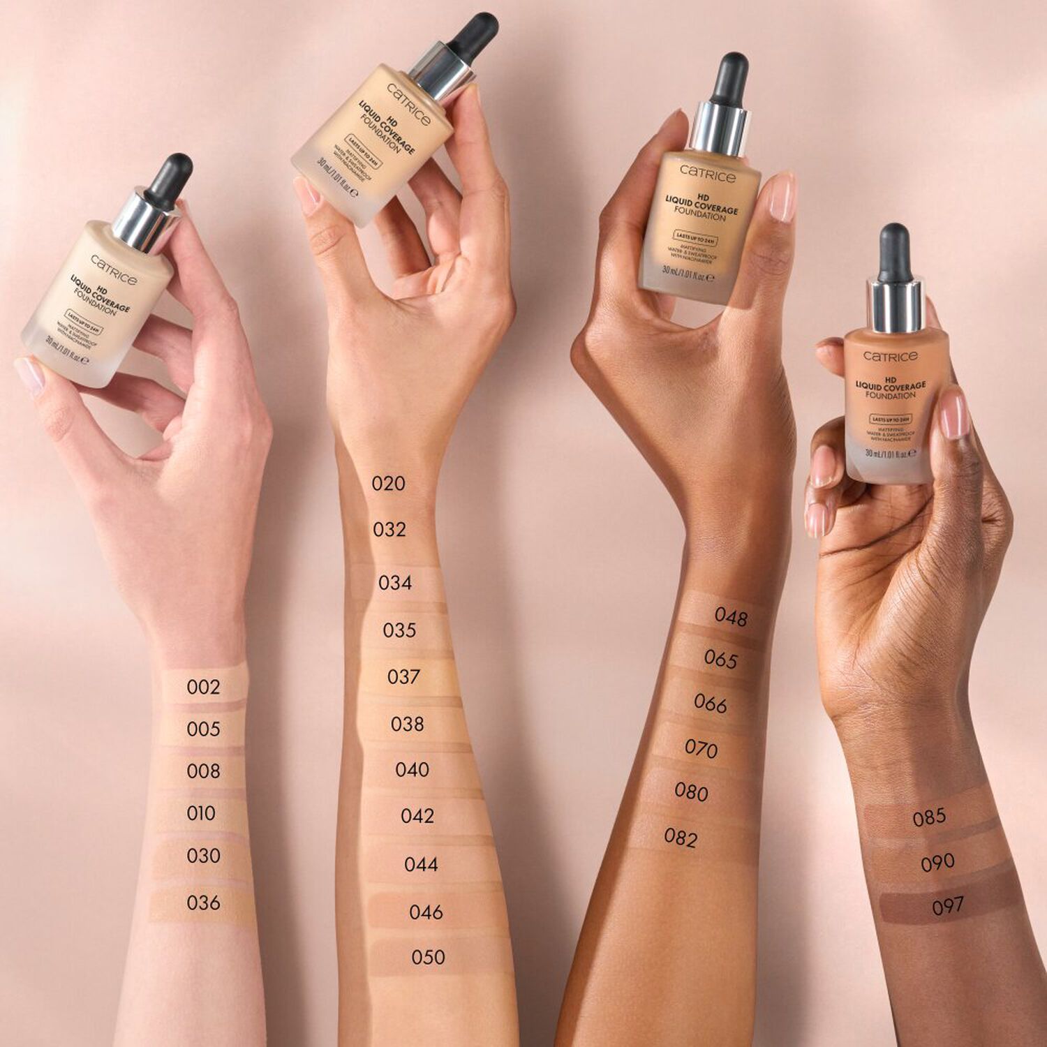 Hd Liquid Coverage Foundation - Fond de Teint Liquide Haute Couvrance 30ml