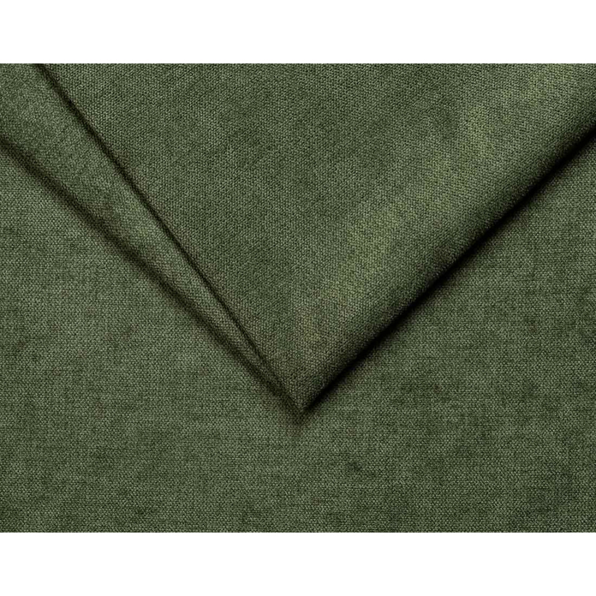 Julia - canapé 3 places convertible couchage quotidien matelas 14 cm en tissu - Vert