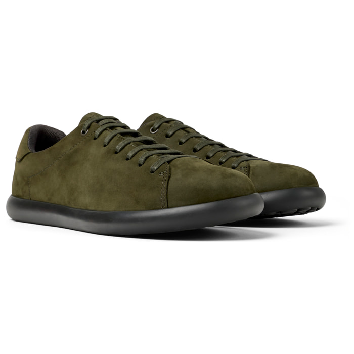 Zapatos de cordones - CAMPER Pelotas Soller - Verde - Cuero Nubuck