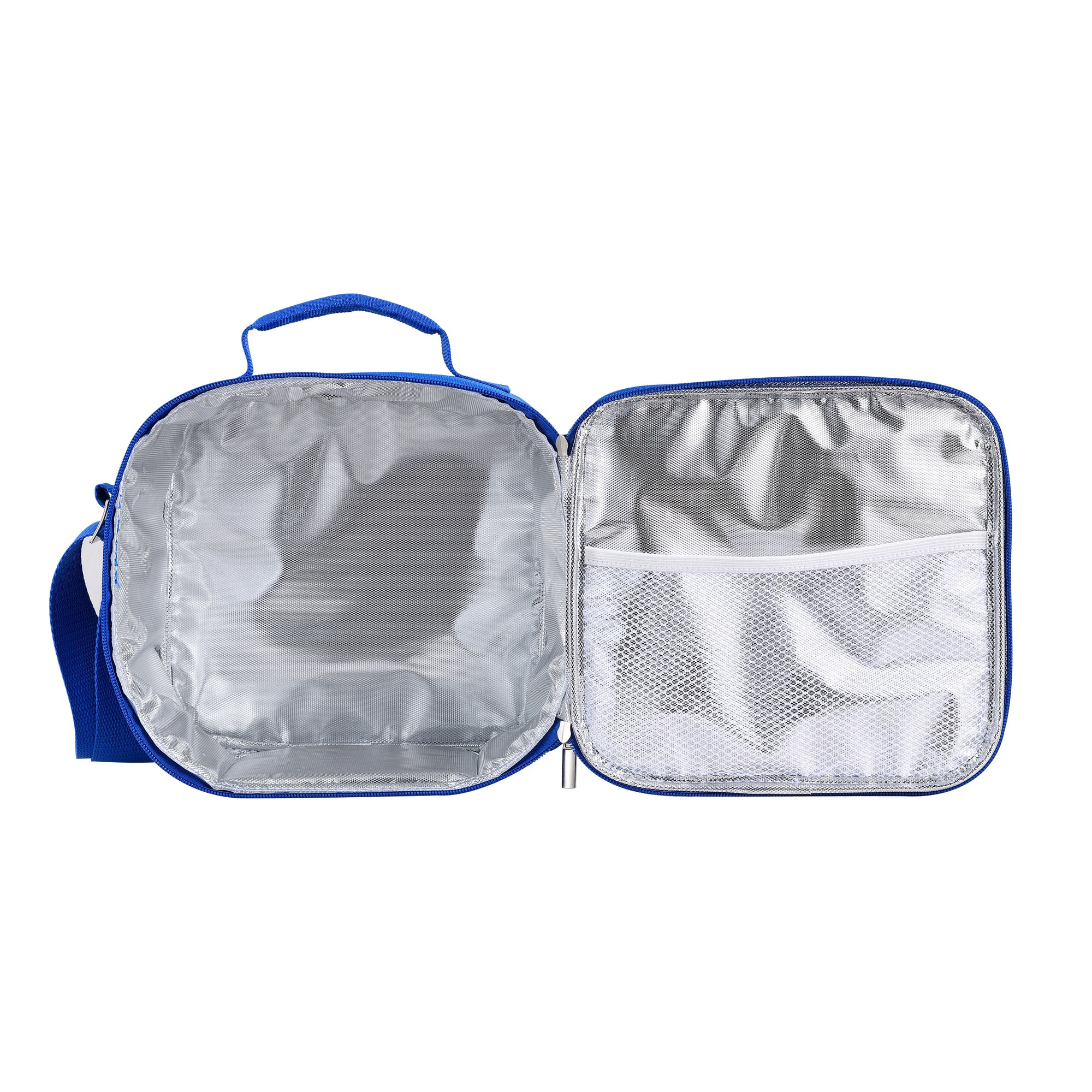 Bolsa almuerzo 23x22x13.5cm rpet e insolación de aluminio azul outdoor be