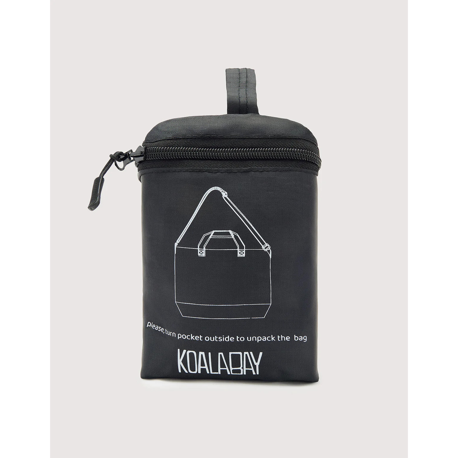 Shopping Bag Plegable Negro - Martinica