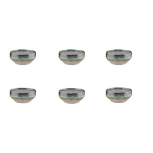Bol GENESIS Ø8cm - 6 pièces - Terre