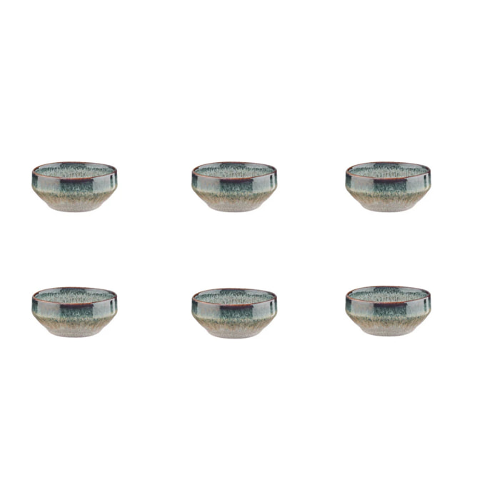 Bol GENESIS Ø8cm - 6 pièces - Terre