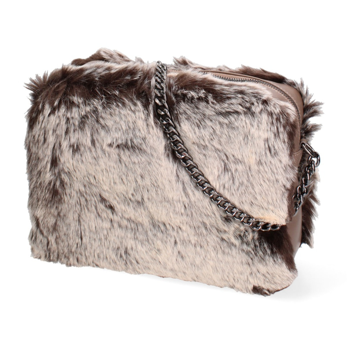 Borsa a spalla donna - Modello Ambre - Vera pelle - 18.5 x 22.0 x 10.0 cm