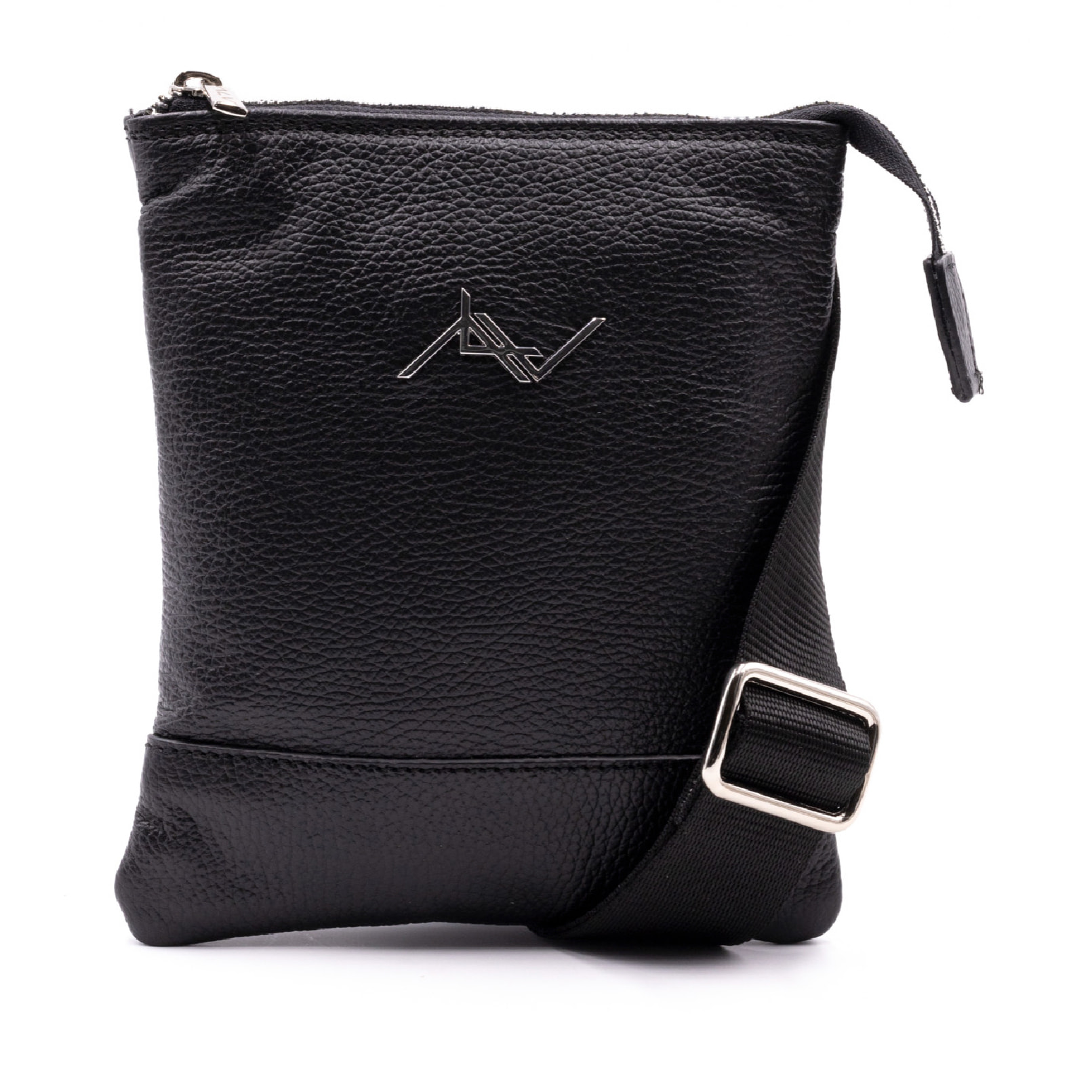 Borsa a tracolla da donna - Modello Elora Lux - Vera pelle - 18.0 x 21.0 x 2.0 cm