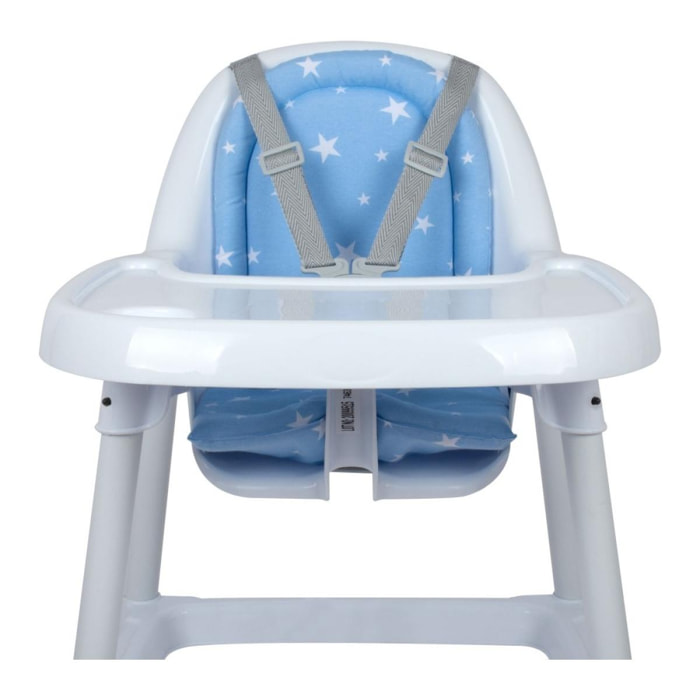 Coussin de chaise bébé Bleu Etoile