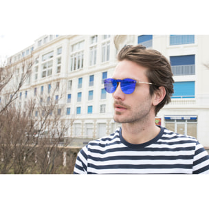 Gafas de sol PALO ALTO HELSINKI - Azul oscuro espacial / Azul oscuro espacial y patillas metálicas doradas