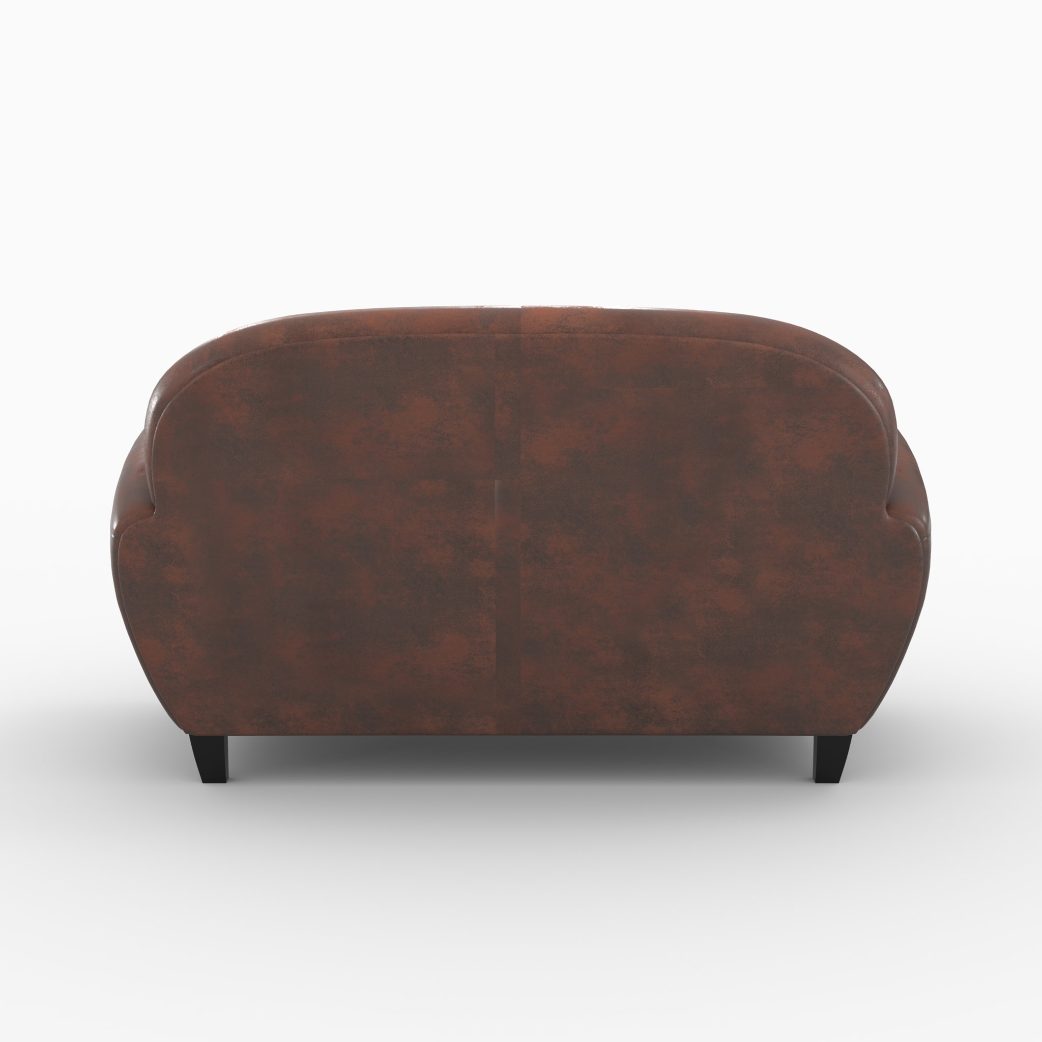Ensemble canapé et fauteuil marron 3 places - Club - Club