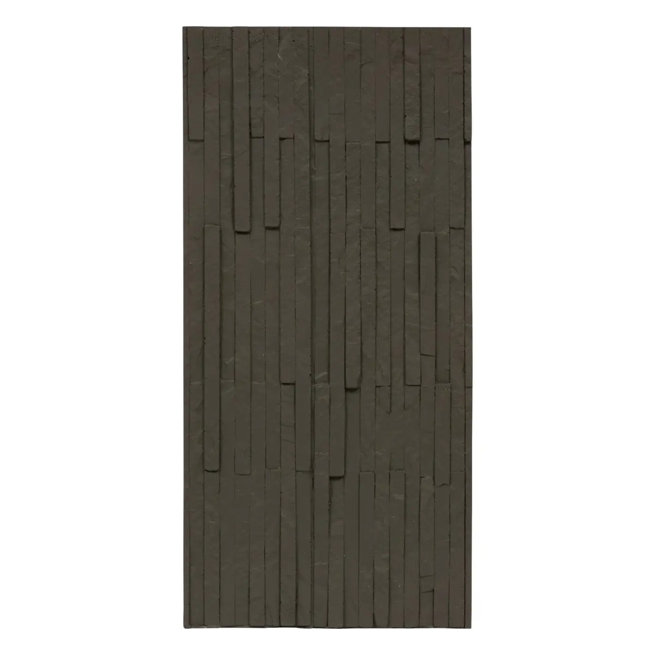 Sticker mural effet ardoise Cary gris foncé 58x28cm