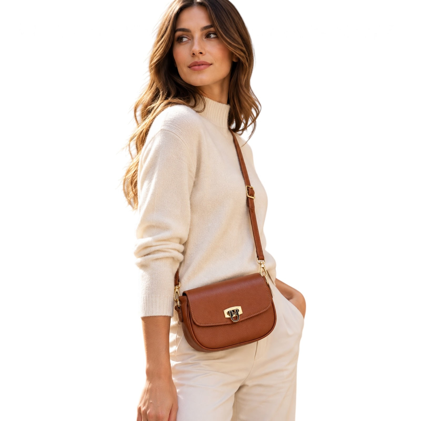 Borsa a tracolla Cheval Firenze Lolita Cuoio