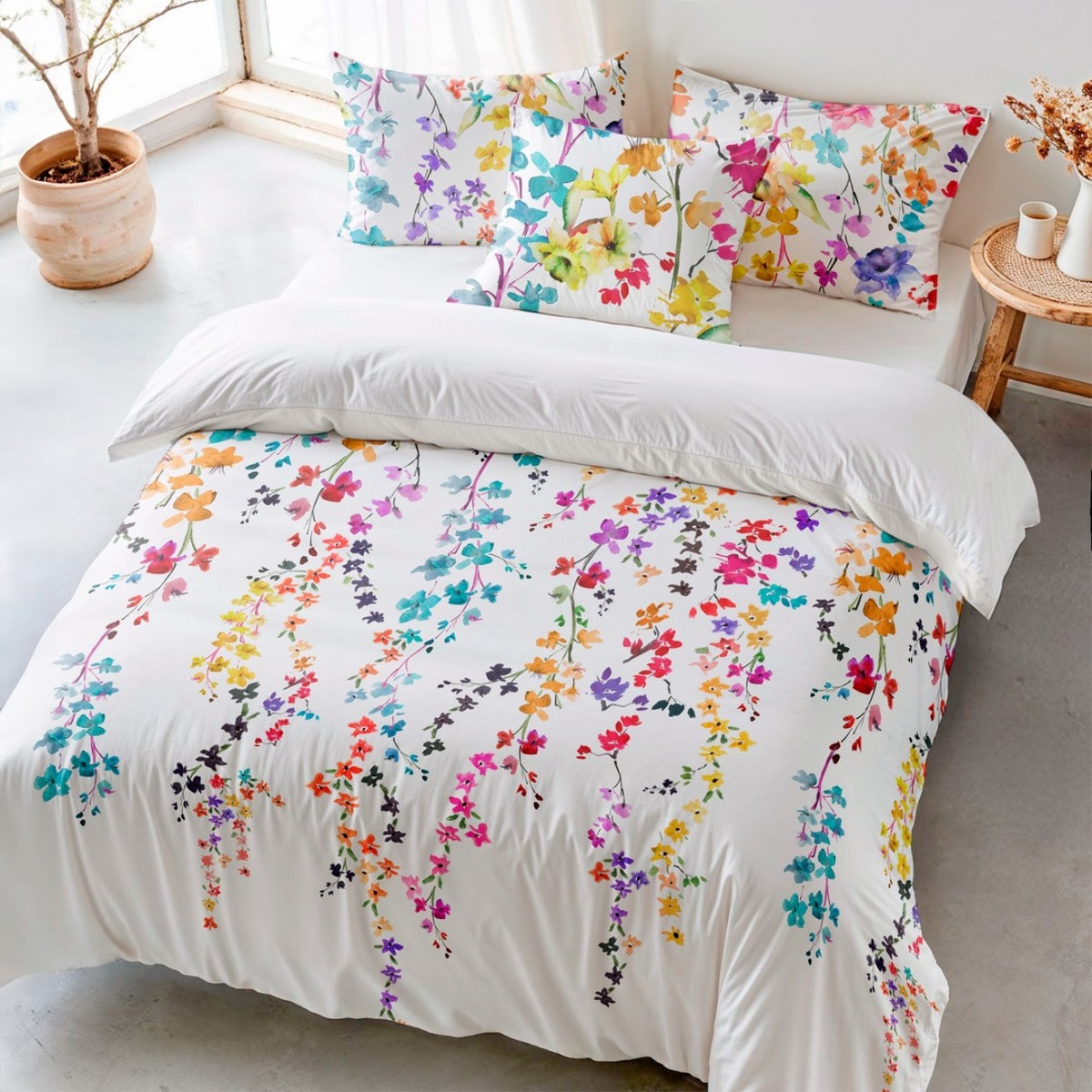 Funda nórdica 100% algodón 200 hilos Haku Multi