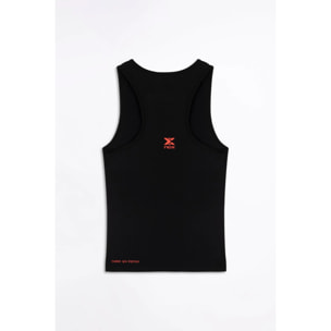 Camiseta tirantes mujer TEAM negro