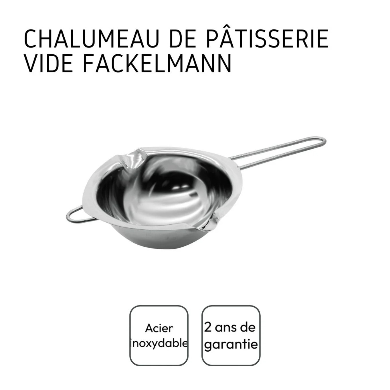 Ensemble de 2 Services à bain marie 26 cm pour chocolat Zenker