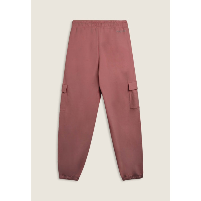 Pantaloni cargo in french terry da donna con grafica Disney