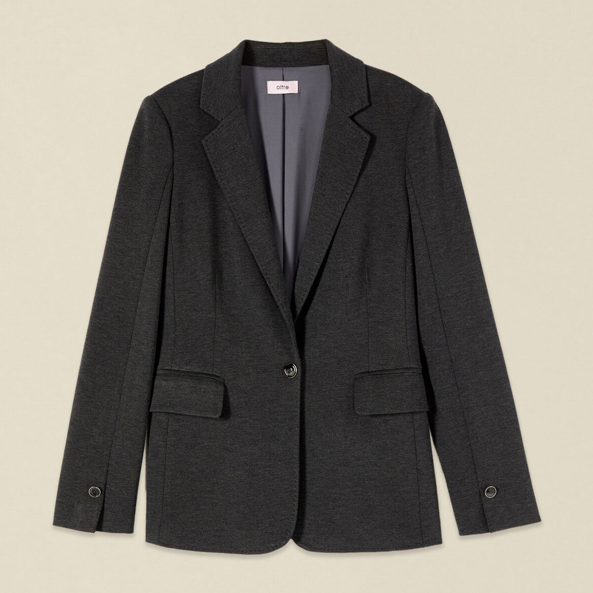 Oltre - Blazer in punto milano - Grigio