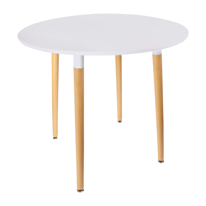 TABLE BLANCHE RONDE