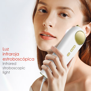 Strumento di fototerapia intelligente. Luce stroboscopica a infrarossi. Autoriparazione, antiossidante, rigenerazione del collagene e pelle trasparente.