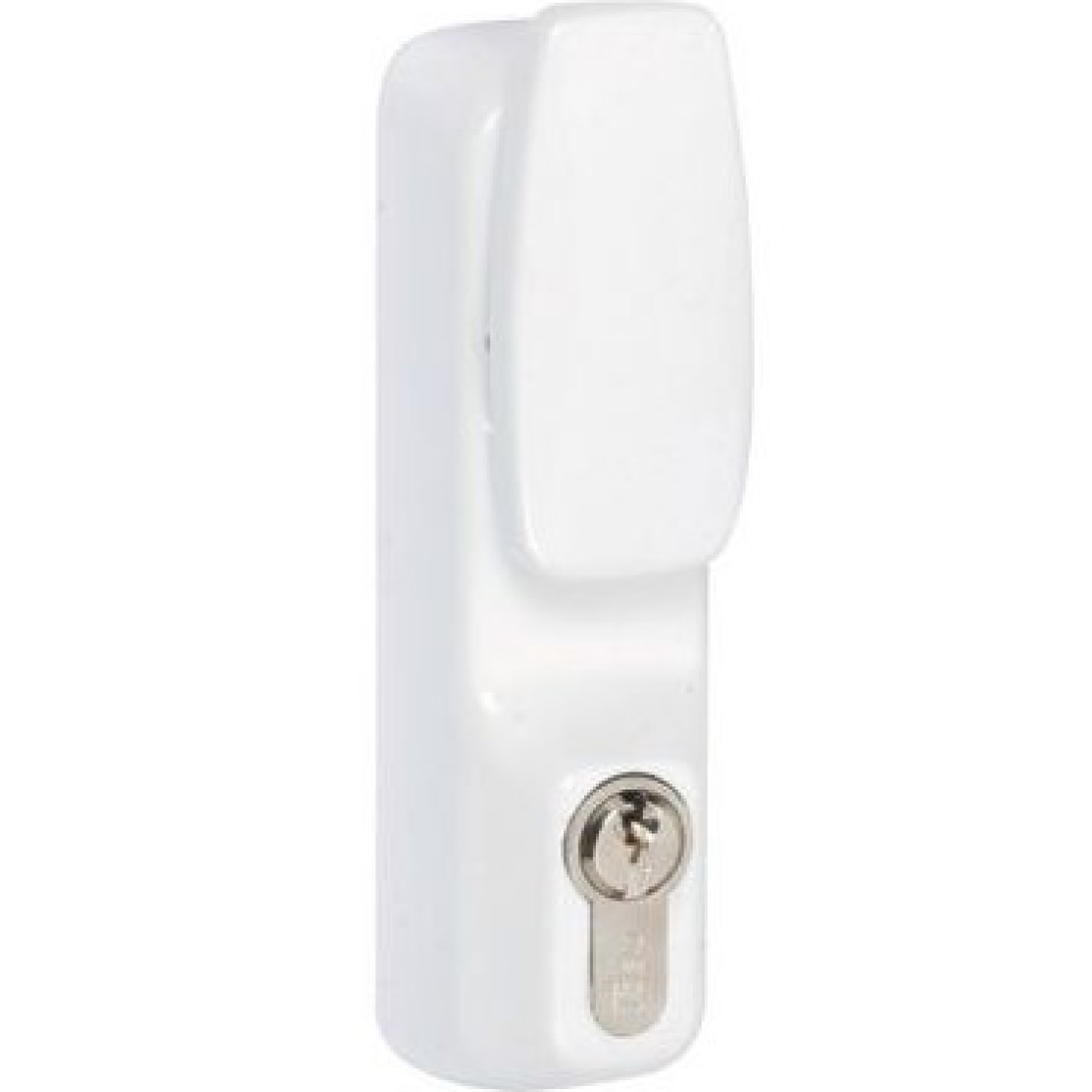 Ensemble bouton cylindre grand modèle ISEO anti-vandalisme - Blanc - 94012004T