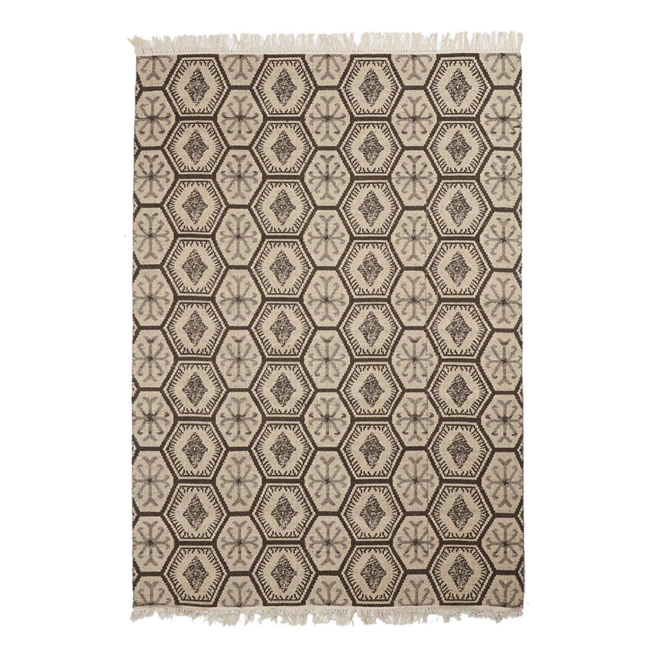 Tapis kilim reversible fait à la main en laine JOPA