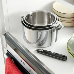 Batterie de cuisine LAGOSTINA Esperta triply 3pcs + poignée