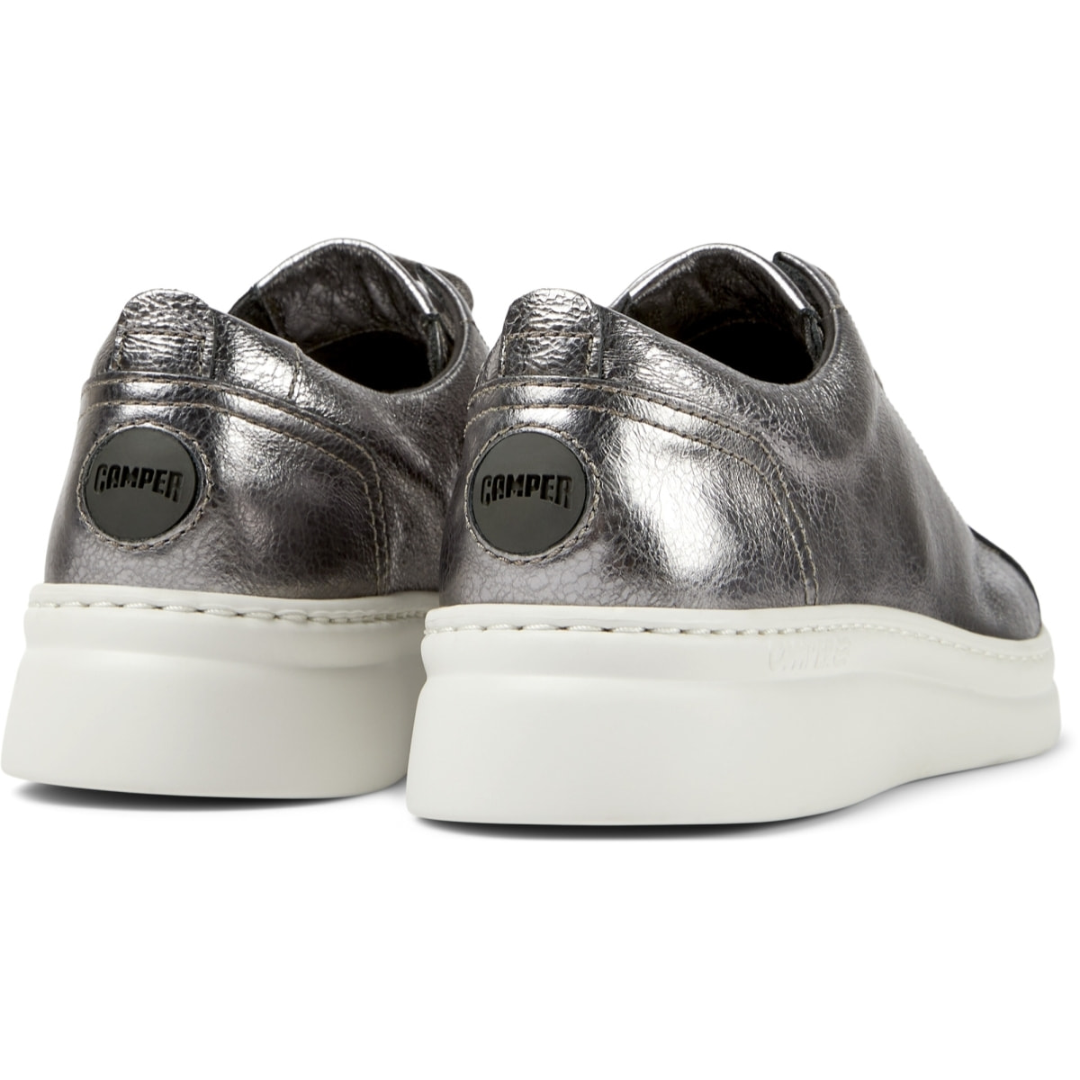 Zapatillas - CAMPER Runner Up - Plateado - Cuero liso