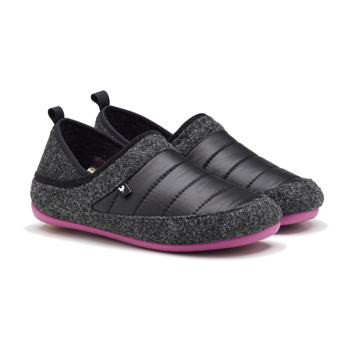 Zapatillas De Casa Lund Dual Fit Woman Negro