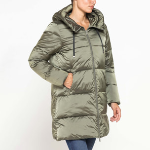 GIACCONE MIDI COMFORT FIT IN TESSUTO SATINATO