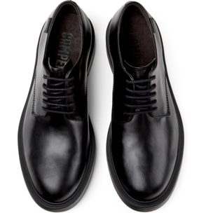 Zapatos de cordones - CAMPER Dean - Negro - Cuero liso