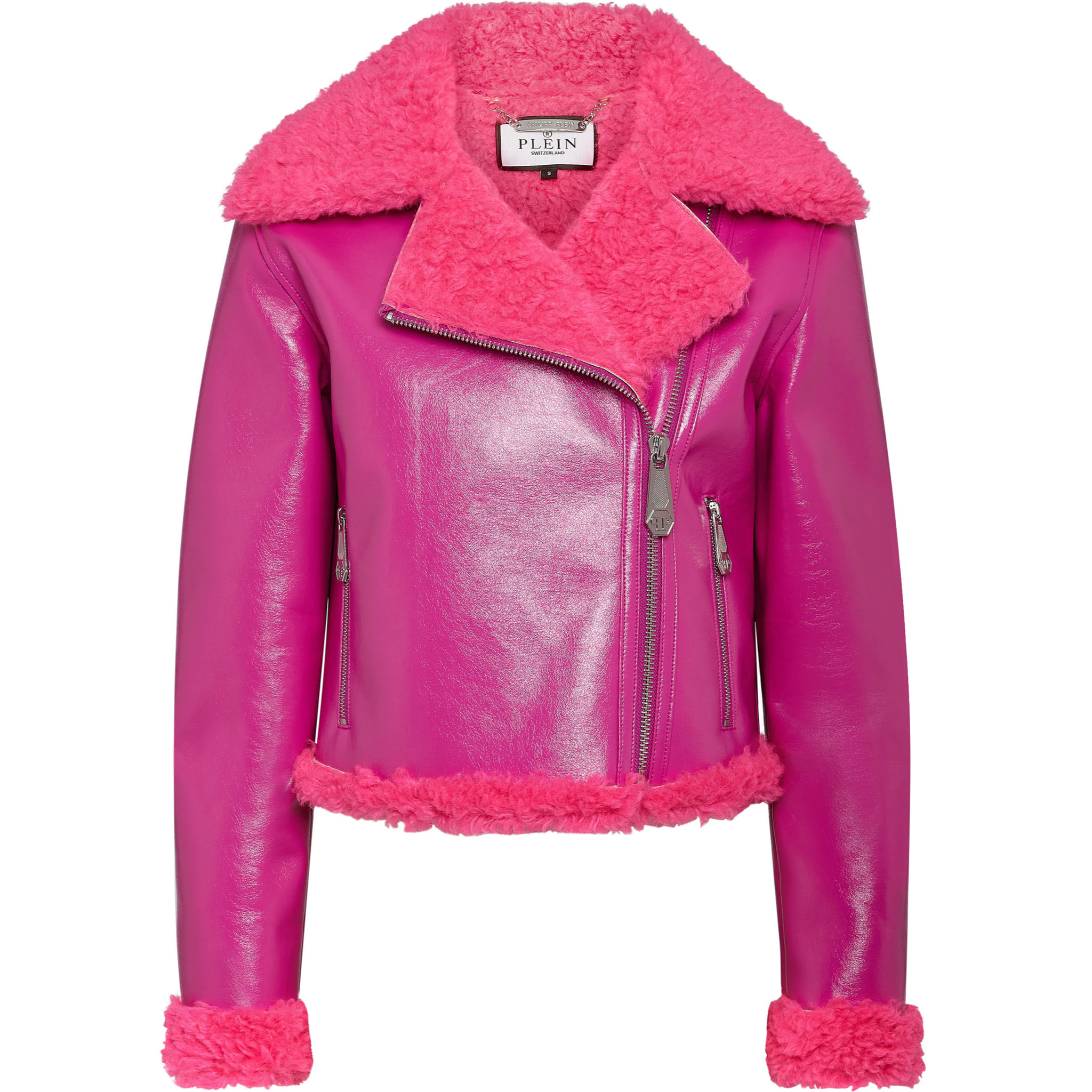 PHILIPP PLEIN Biker Jacket SKULL&BONES