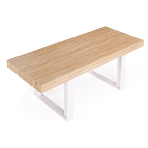 Tables à manger extensibles Brixton - Bois - Blanc