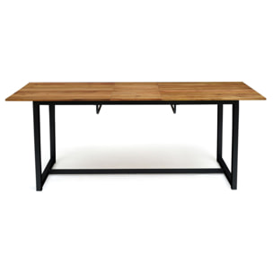 Table de jardin extensible Acacia 160-200cm