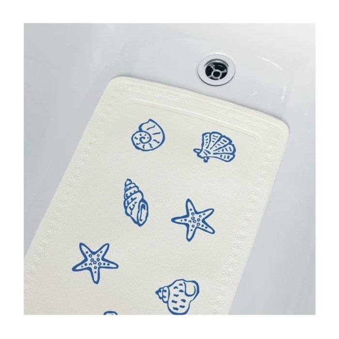 Spirella Tapis Fond de douche PVC CONCHA 55x55cm Coquillages
