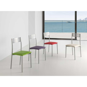 Set 4 sillas ESTORIL - 41x47x86cm