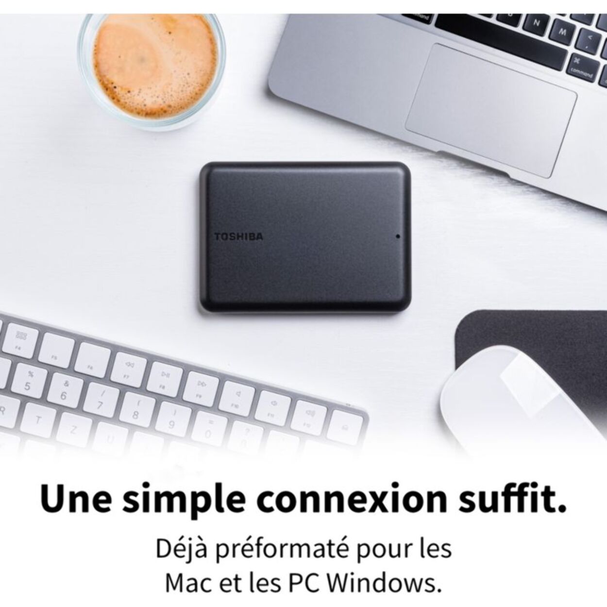 Disque dur externe TOSHIBA 4To Canvio Partner Noir